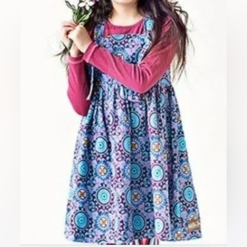 Matilda Jane paint by number cordoroy plum doin art jama jumper size 4